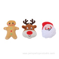 Cute christmas series soft plush catnip cat toy